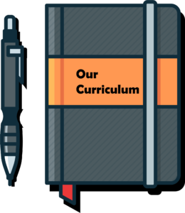 Register and a Pen depicting the curriculum